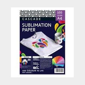 A4 Heat Transfer Sublimation Papers (100s)-Bar 9902057051879- 51745/23794 AS B3 (S2)