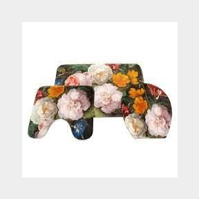 Memories Luxury Foam Bath Mats - Vintage Bouquet - Bathroom 3 Piece Set Printed - Soft Foam - 51734/1939 AS B3 (S5)