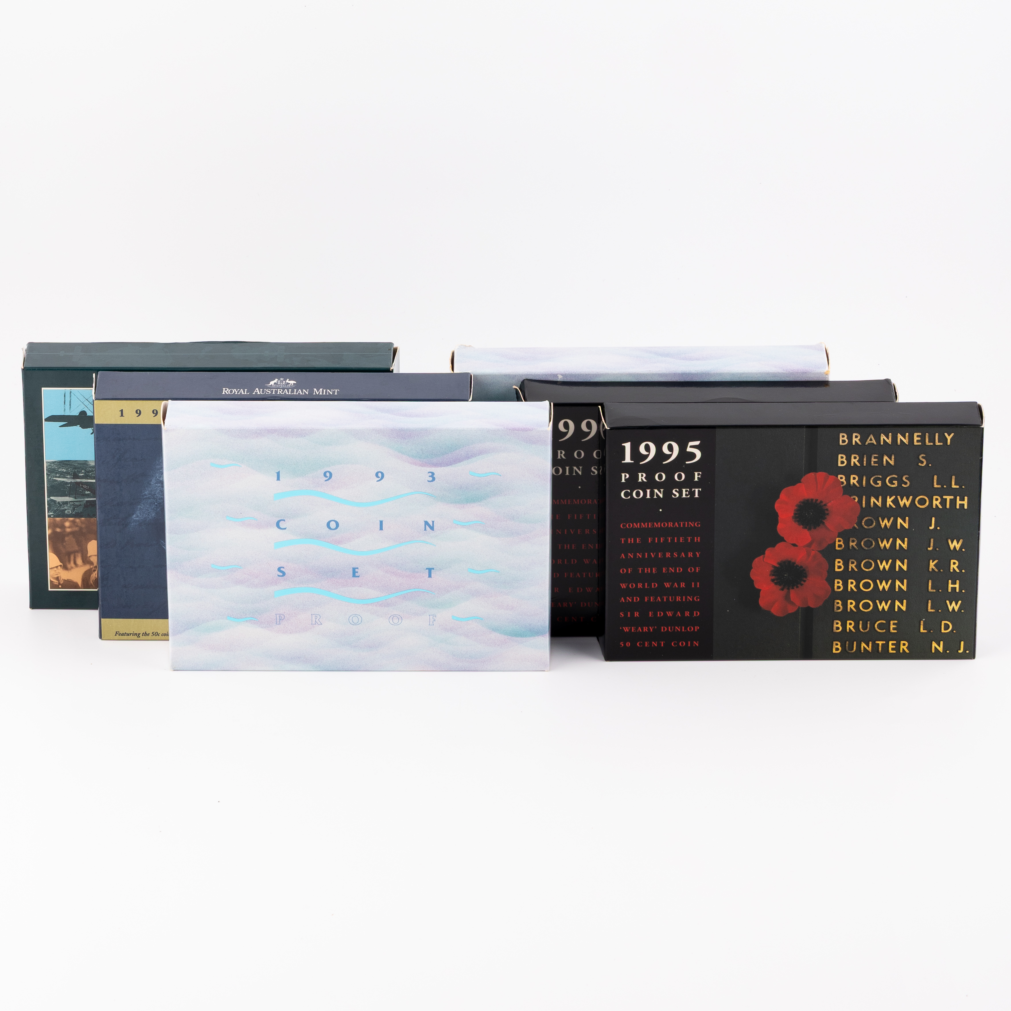 395 · Elizabeth II, Five Cents - Two Dollars, 1993 - 1998,  FDC