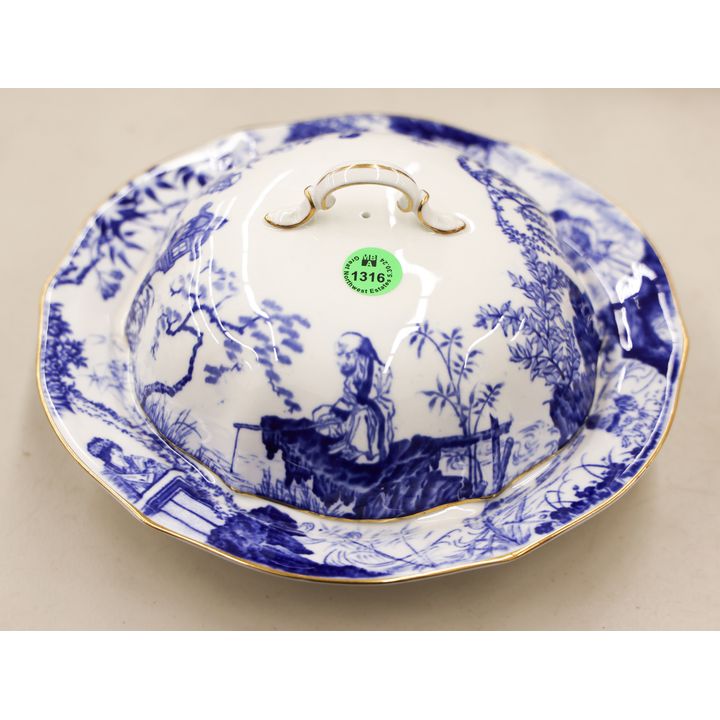 Royal Crown Derby ''Mikado'' Covered Muffin Dish 9''