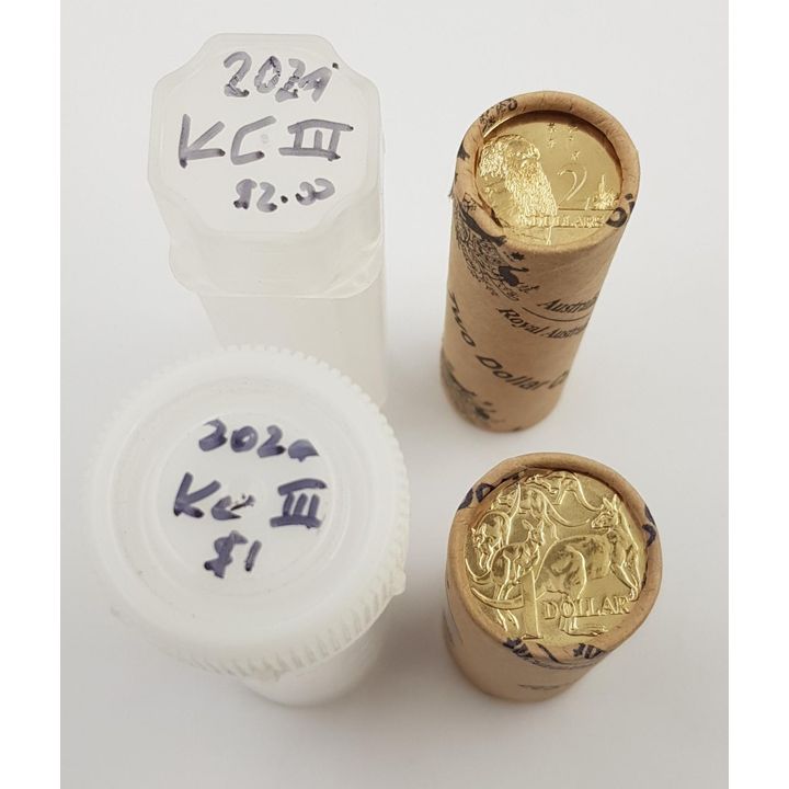 Charles III Effigy Coin RAM Rolls ($1& $2)