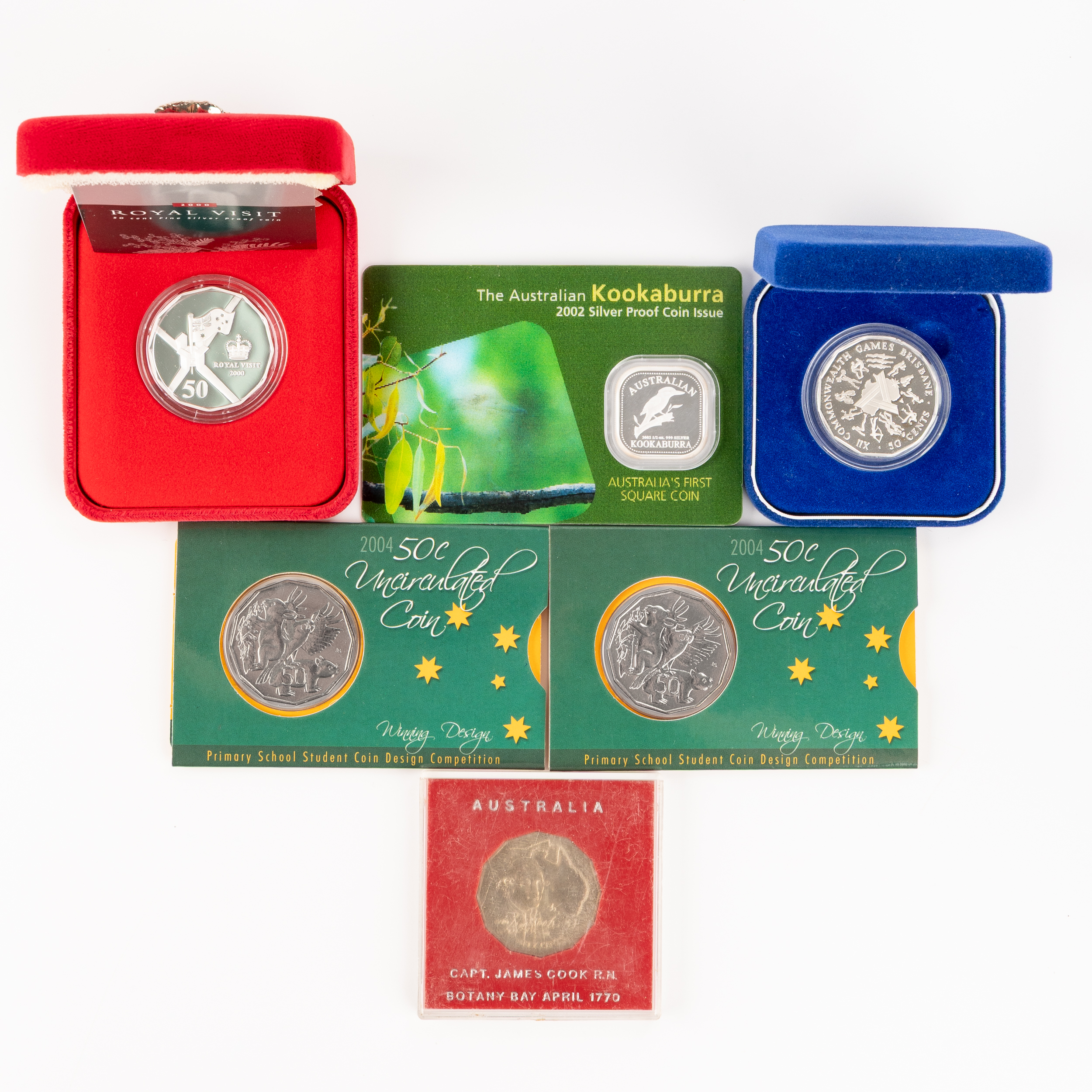 Elizabeth II, RAM - Proof and Uncirculated Coins, Fifty Cents, 1970 - 2004, UNC