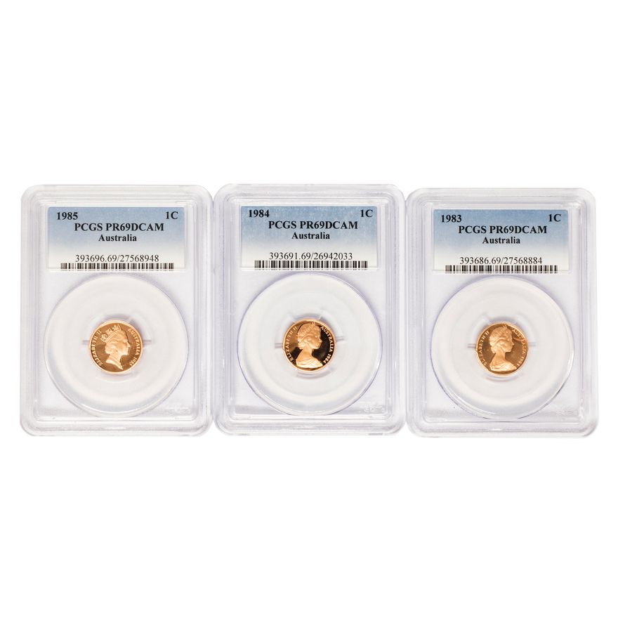 Elizabeth II, One Cent, Accumulation PR69DCAM
