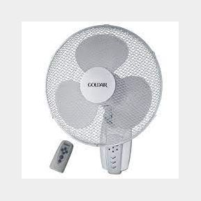 Goldair - 40cm Wall Mount Fan With Remote - White-51471/7114