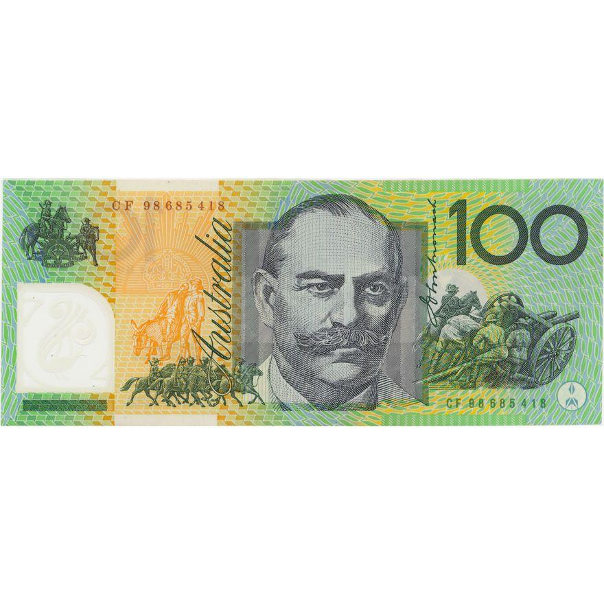 Macfarlane/Evans, One Hundred Dollars, 1998,  gEF