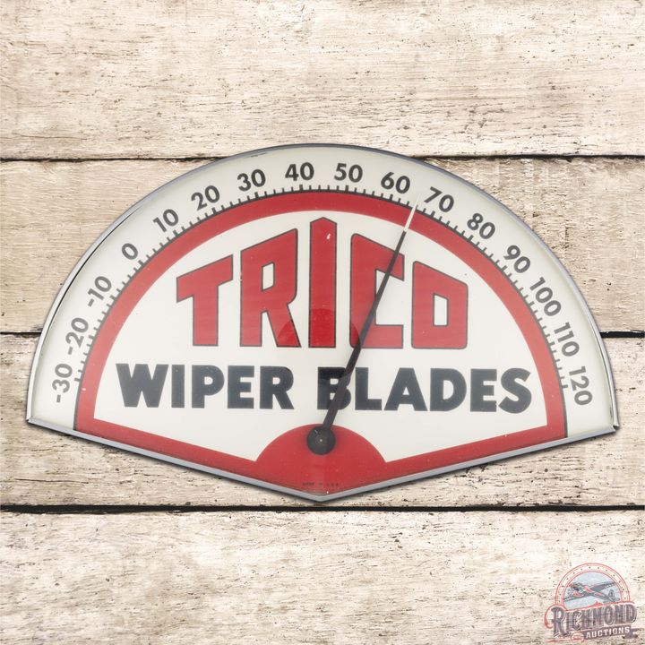 NOS Trico Wiper Blades Thermometer Sign with Factory Box