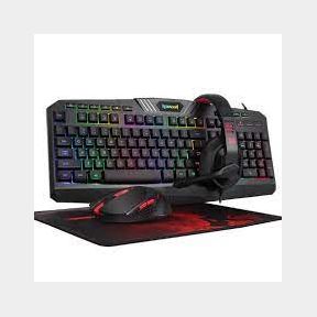 Redragon 4in1 RGB Gaming Keyboard Mouse Mouse Pad Headset Combo - | PK 51692/1637 B2 (S1)