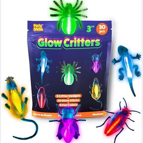Glow Critters and Halloween Trick or Treat Glow in The Dark Party Supplies