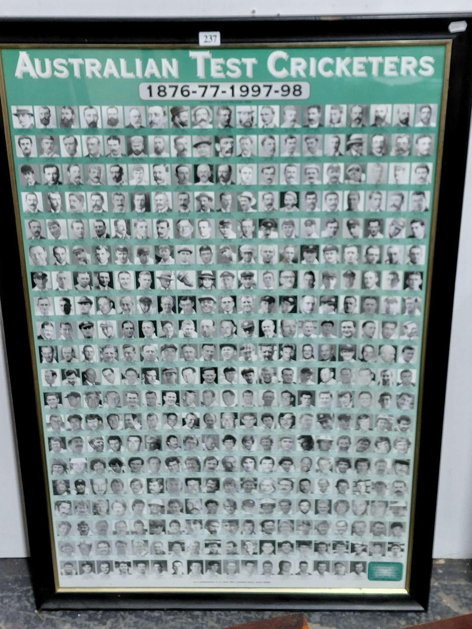 237 · AUSTRALIAN TEST CRICKETER PRINT