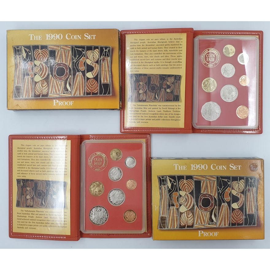 Proof Coin Sets - 1990 (x2)