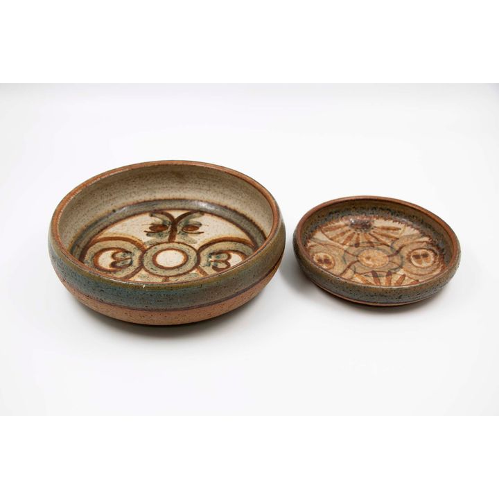 Noomi Backhausen for Soholm Denmark - Two glazed earthenware bowls