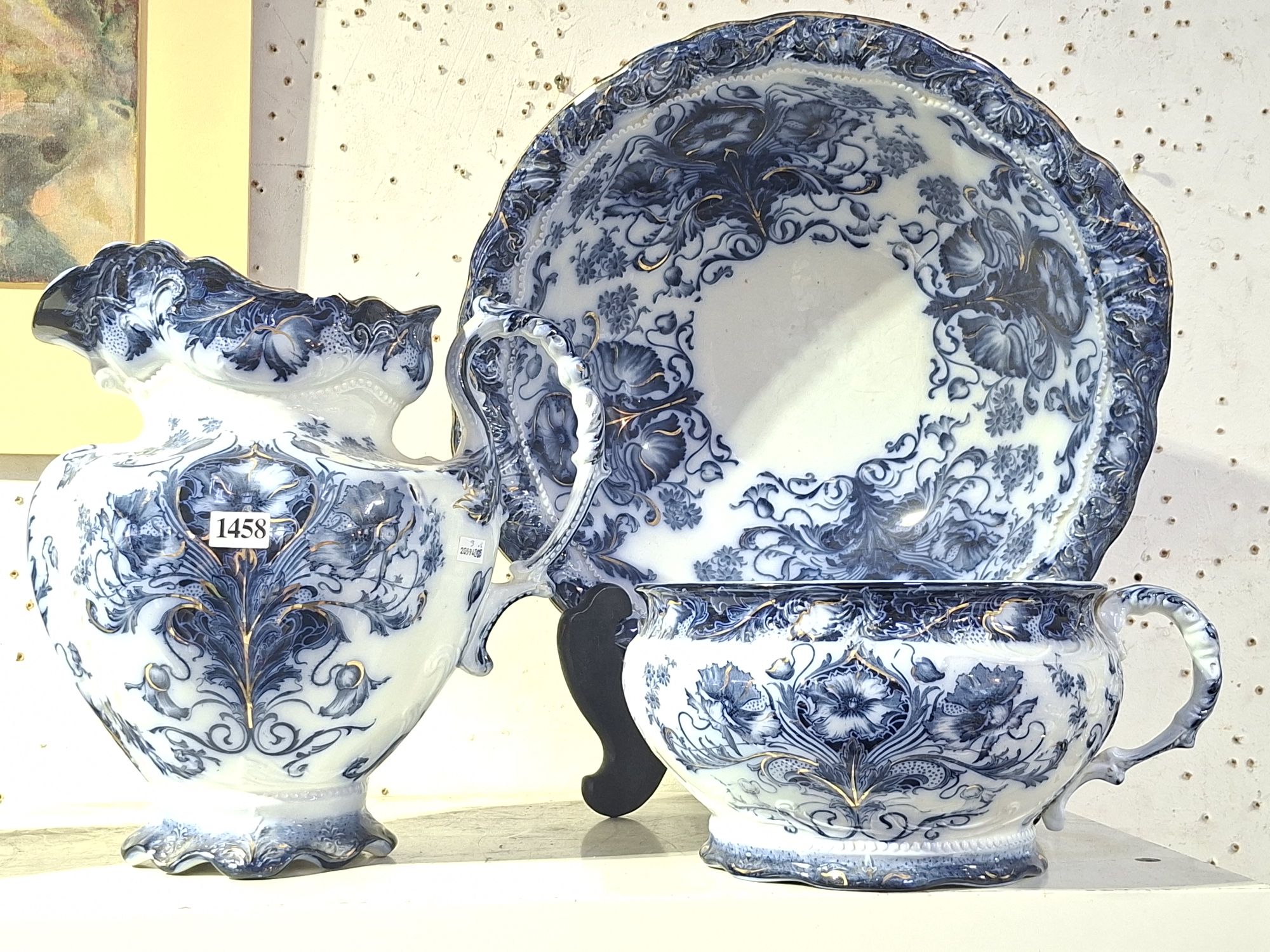 1458 · MEAKIN WASH BOWL SET