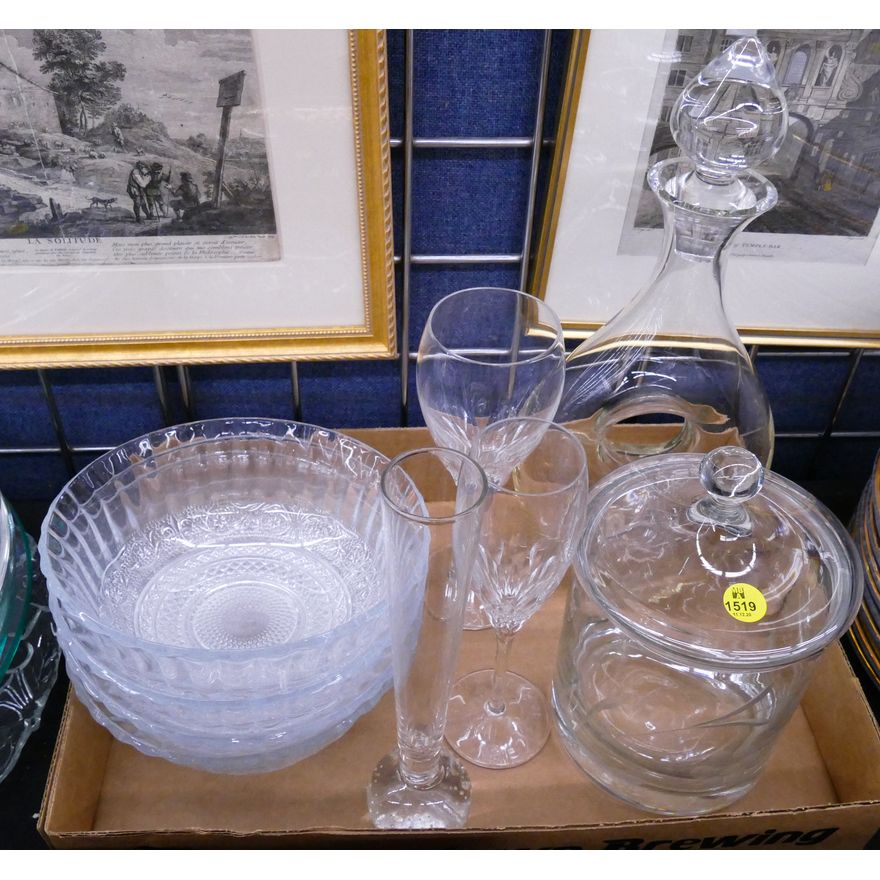 Box Crystal Modern Decanter Etc