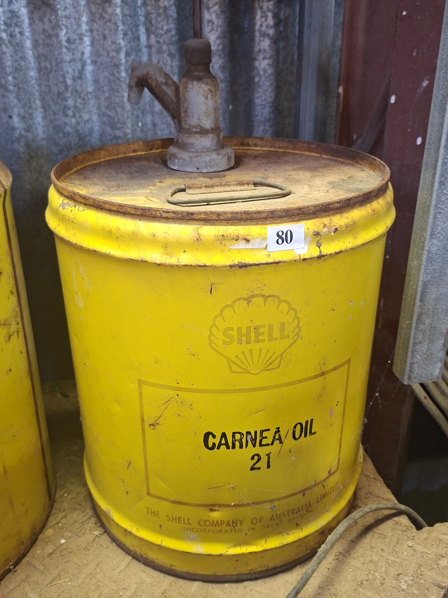 Shell Oil Drum