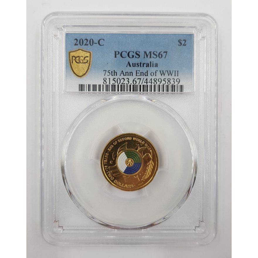 End of WWII 'C' MM Coin - MS67