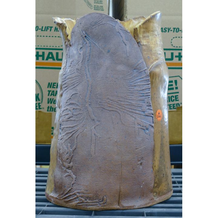 Sylvia NW Studio Pottery Textured Vessel 13''