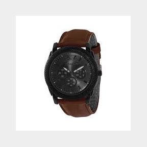 Bad Boy Men s Switch Analogue Watch - Gun Metal/Brown-51719/2601 B2 S7