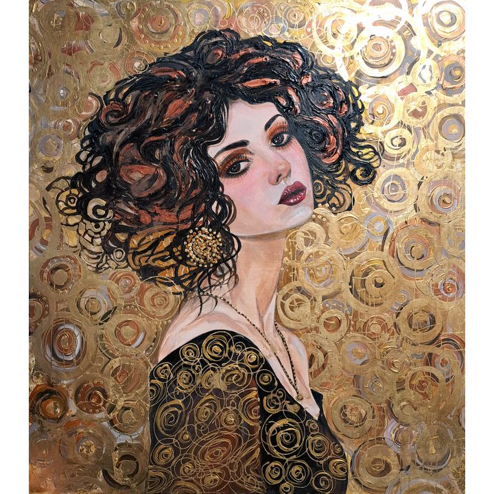 Mariola Świgulska | Klimtowskie westchnienie złotem spowite, 2024 r.