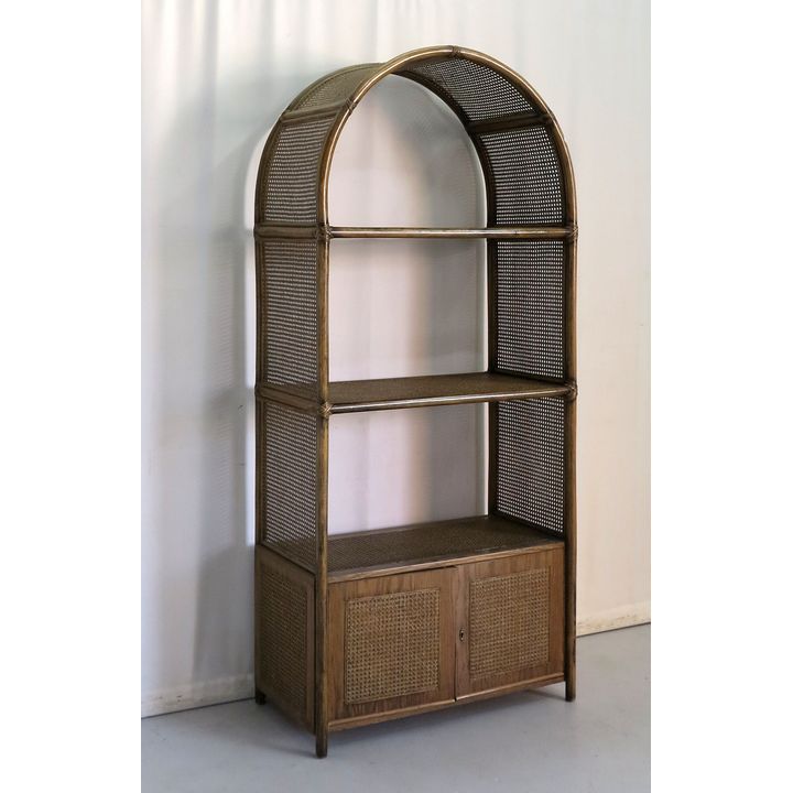 RATTAN DISPLAY SHELF