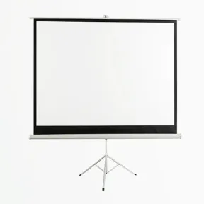 Tripod 100 inch portable electric projecting screen remote control |