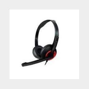 BRAND NEW - SonicGear Xenon 2 Headset with Mic - Festive Red-50591/638 B4(s5)