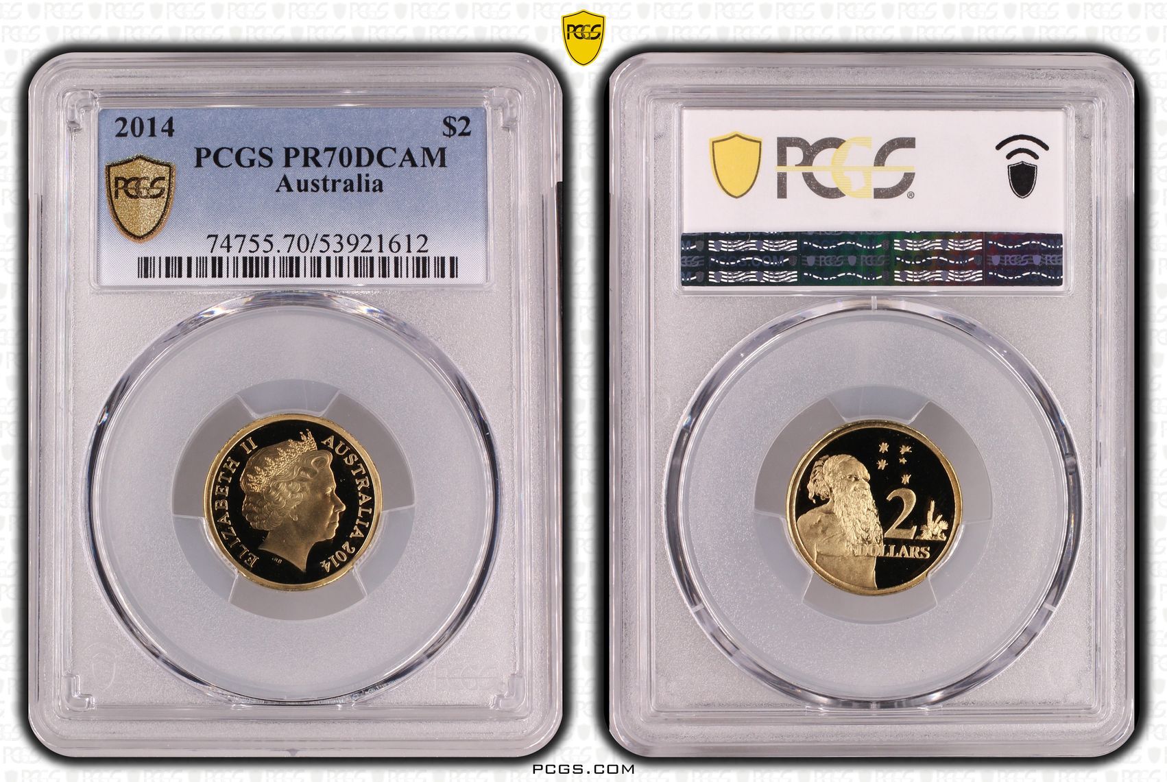 25/0, Two Dollar, 2014, PR70DCAM