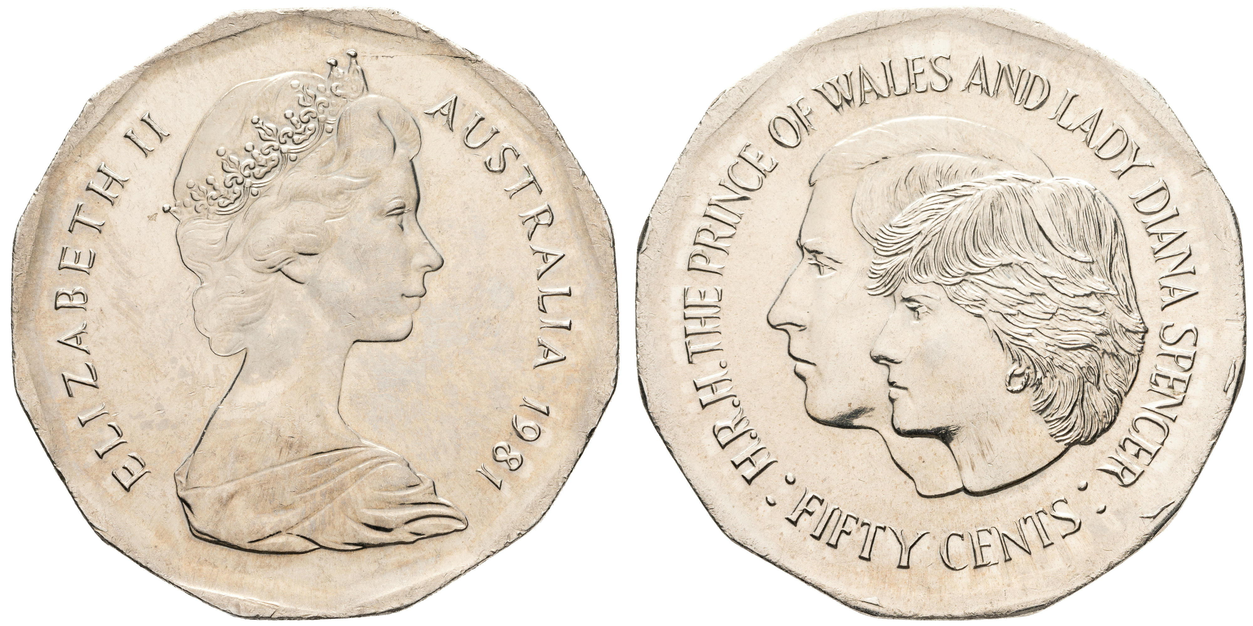 Elizabeth II, Fifty Cents, 1981, CHU
