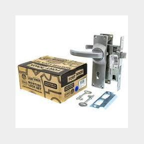Fort Knox 2-Lever Lockset Steel Lock Handles Aluminium Boxed (Q:1 FAB11) | AS 51677/75081 B2 (S2)