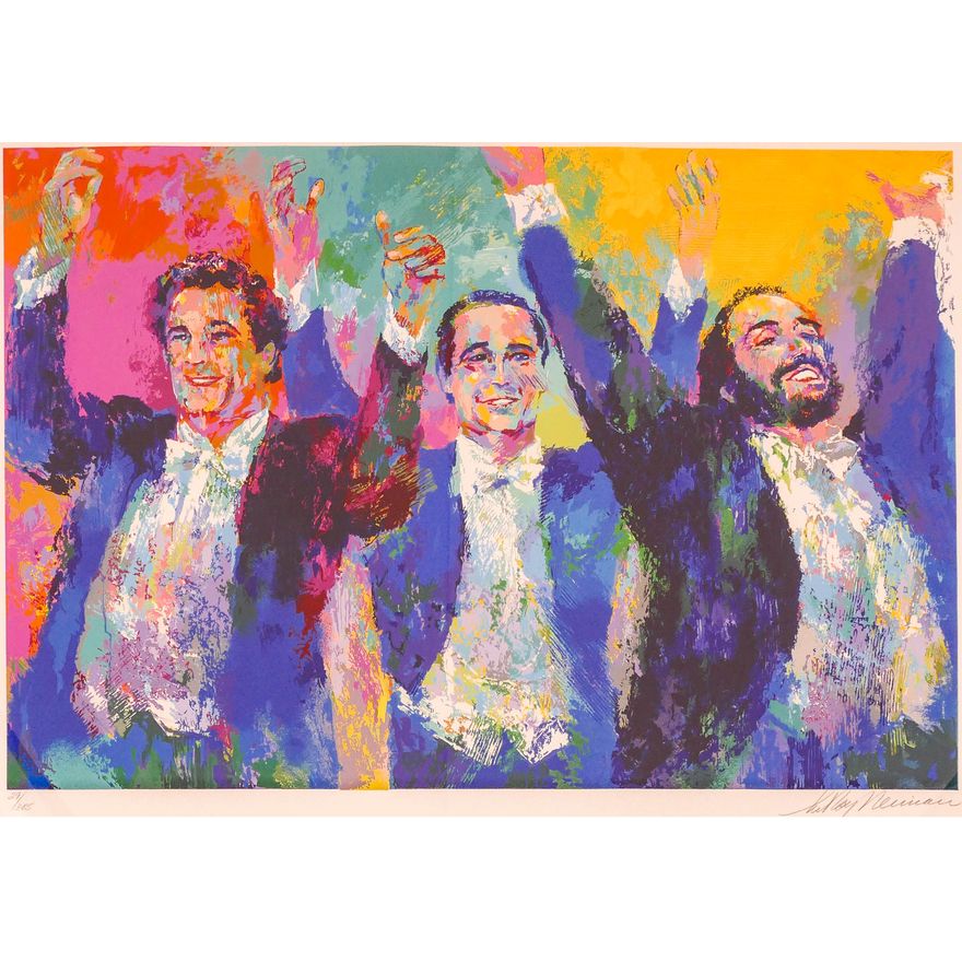 LeRoy Neiman ''The Three Tenors'' 1996 Serigraph