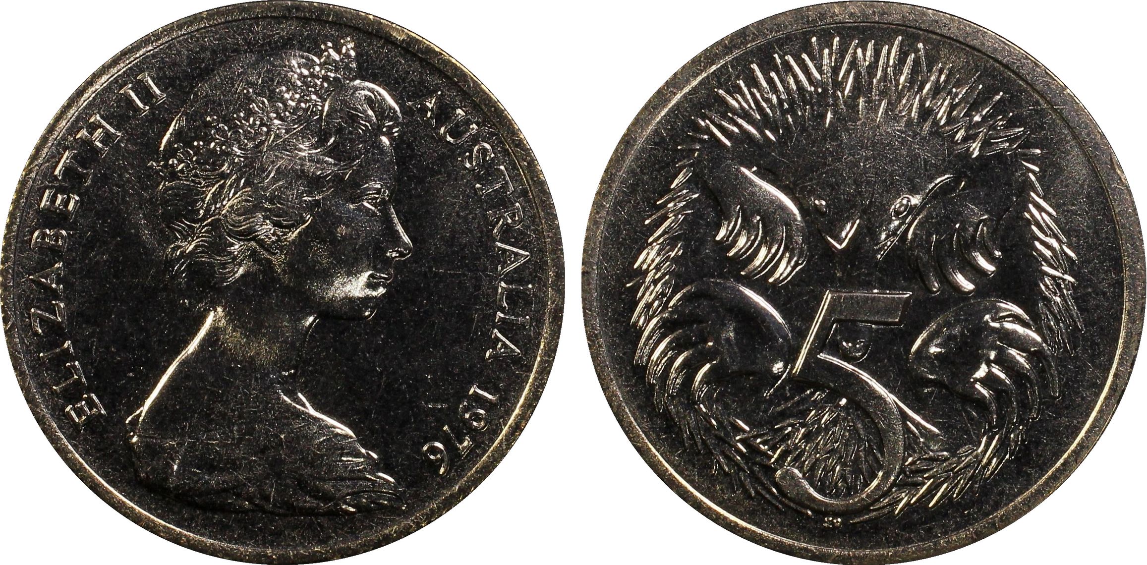 Five Cent, 1976, PCGS MS65