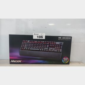 MECER - PROFESSIONAL GAMING KEYBOARD RGB - MECER - PROFESSIONAL MECHANICAL GAMING KEYBOARD RGB - MK-UK3000