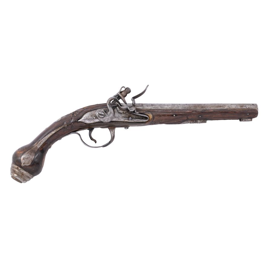 Pistolet skałkowy kawaleryjski, Europa Zachodnia, 2 poł. XVIII w.