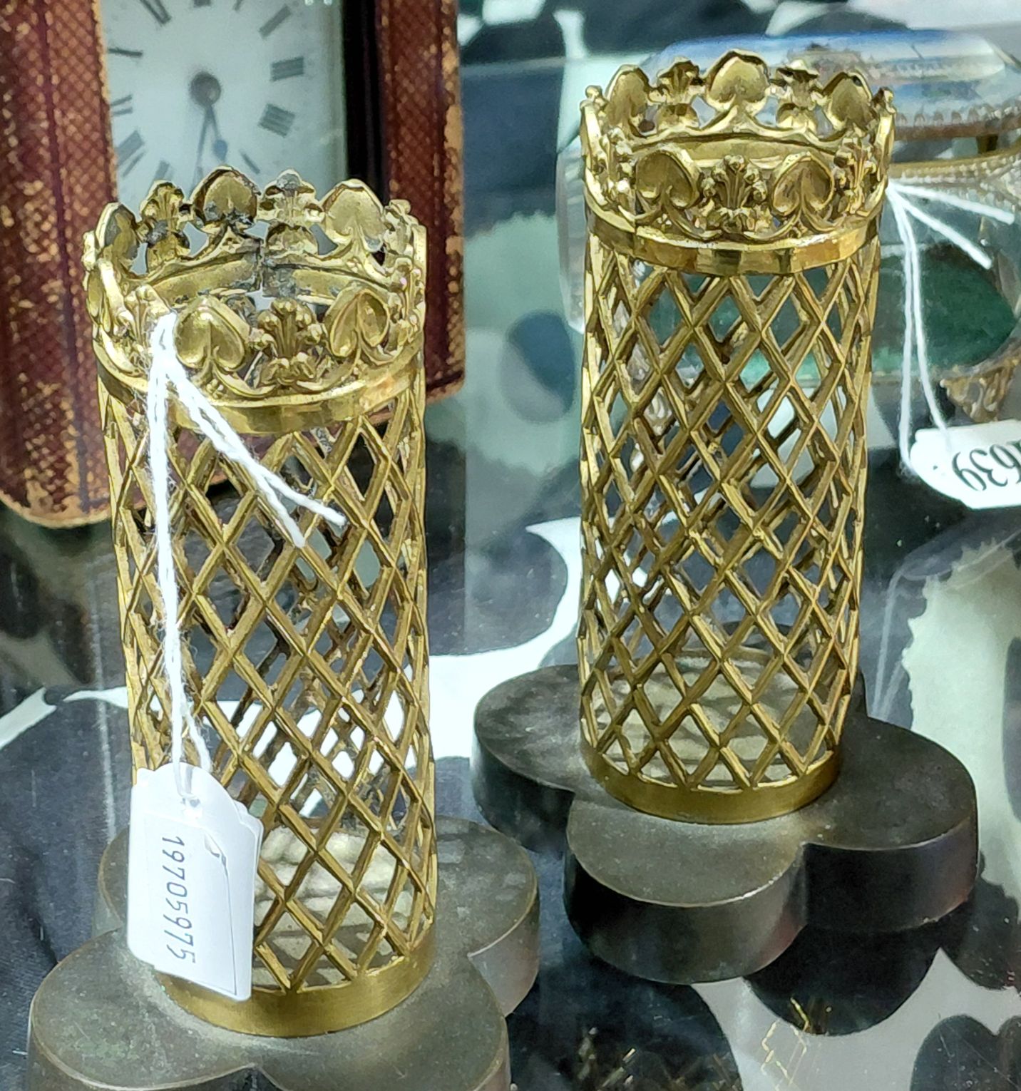 ANTIQUE SPILL VASES