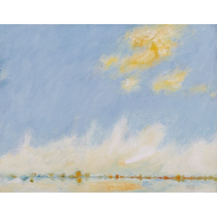 Paul Havas ''Skagit Landscape'' Oil on Board