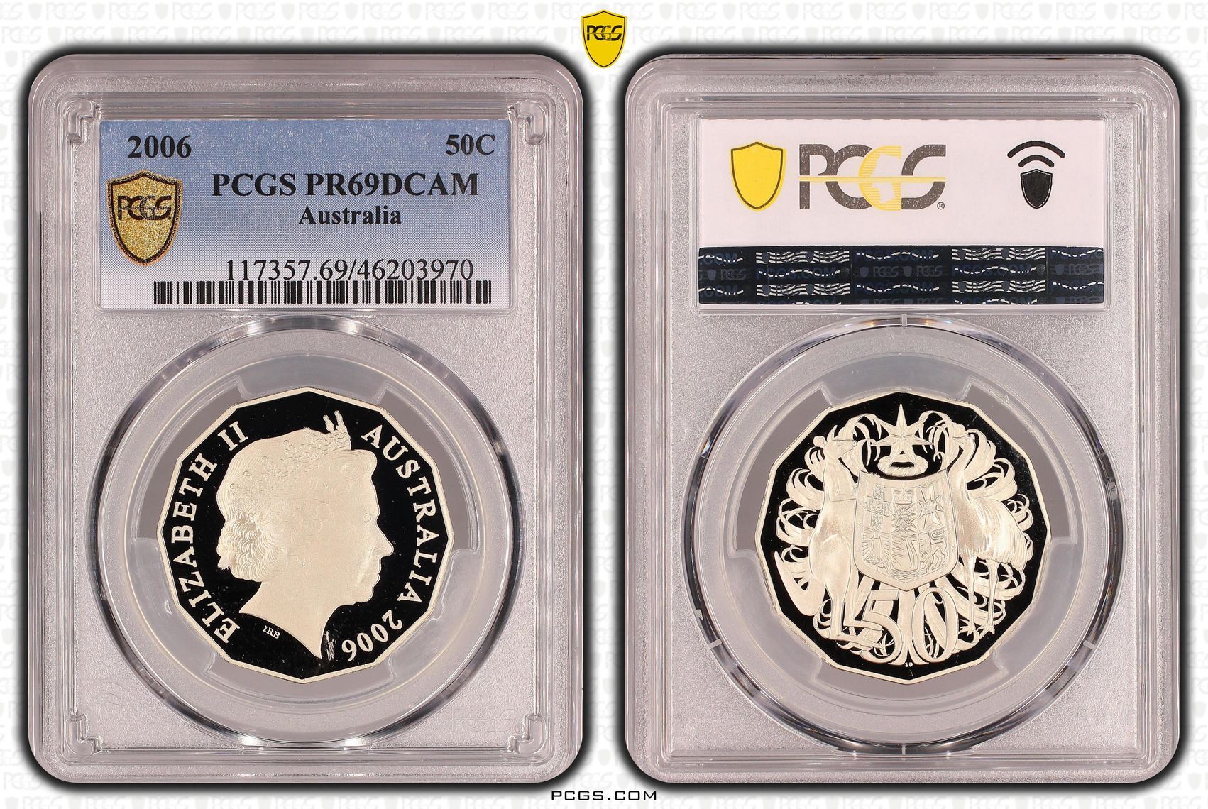 Fifty Cent, 2006, PCGS PR69DCAM