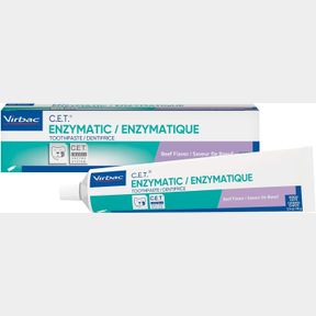 2.5 OUNCE (PACK OF 1) VIRBAC C.E.T. ENZYMATIC TOOTHPASTE ELIMINATES BAD BREATH BY REMOVING PLAQUE AND TARTAR BUILDUP BEST PET DENT