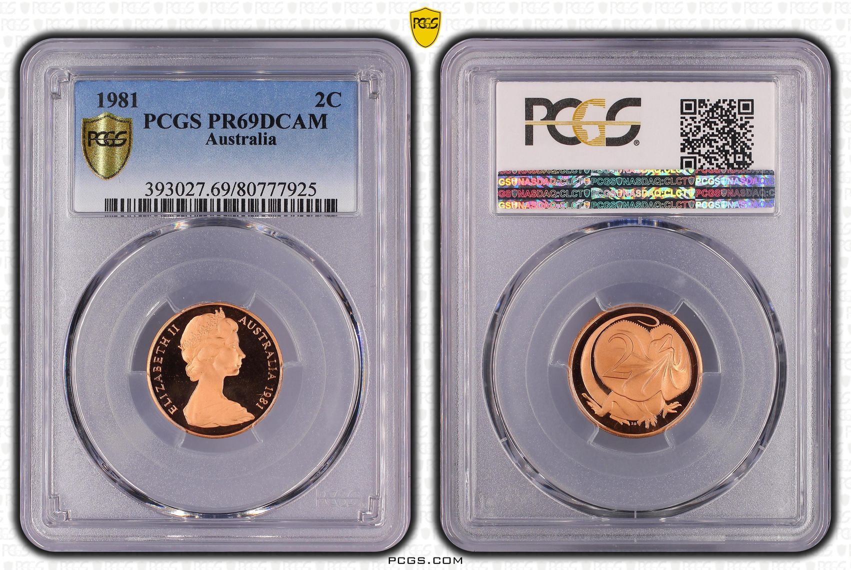 Two Cent, 1981, Pcgs Pr69dcam