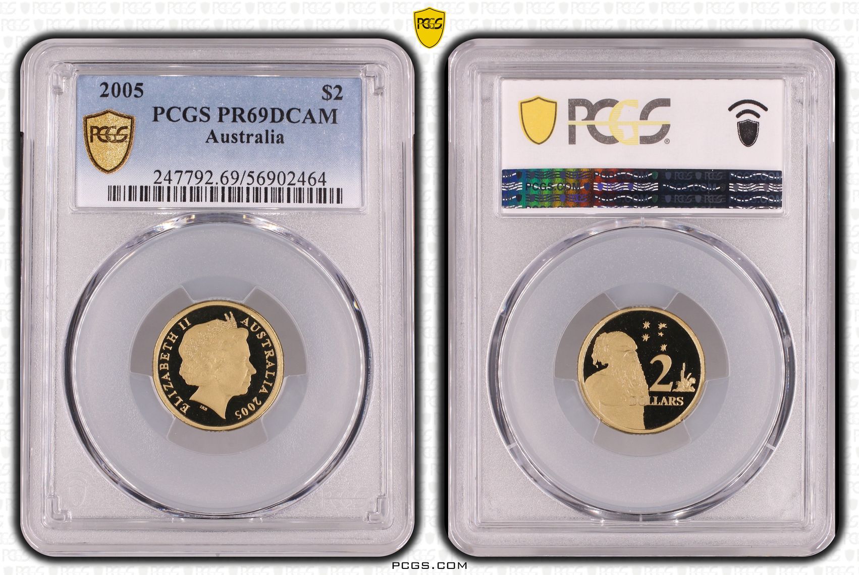 Two Dollar, 2005, PCGS PR69DCAM