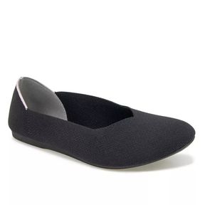 JSPORT WOMEN'S DOREEN FLAT KNIT SLIP-ON SHOE SZ 8.5