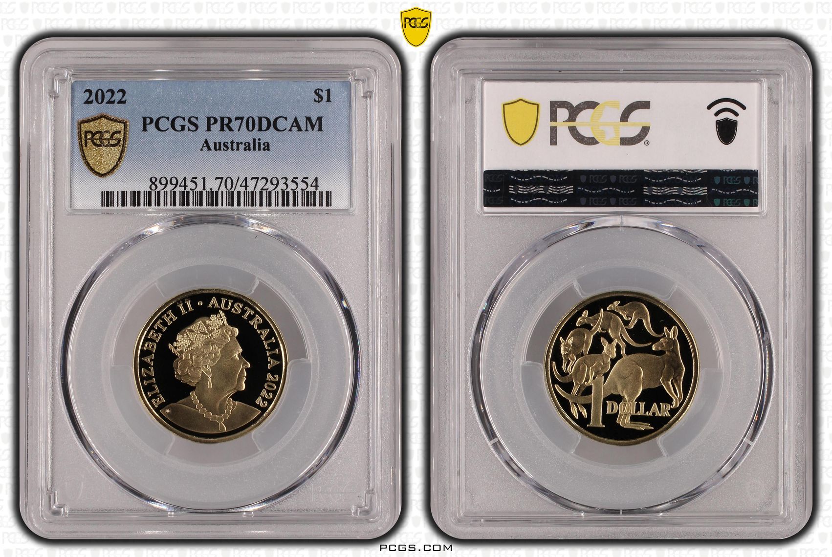 One Dollar, 2022, PCGS PR70DCAM