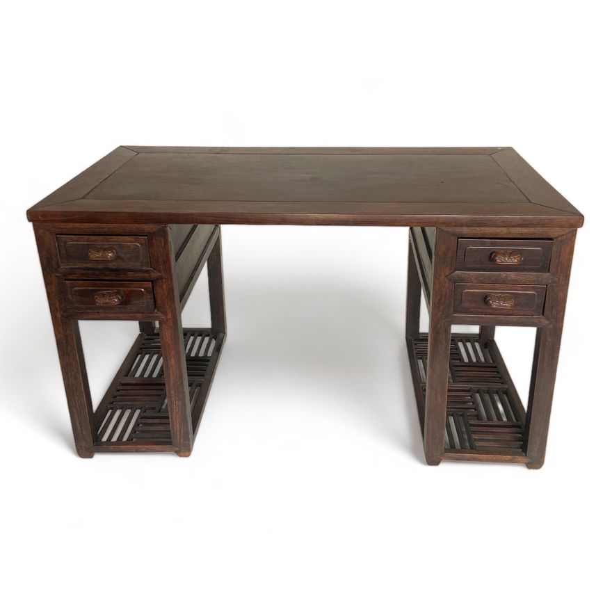 A 19th century Chinese huali desk
