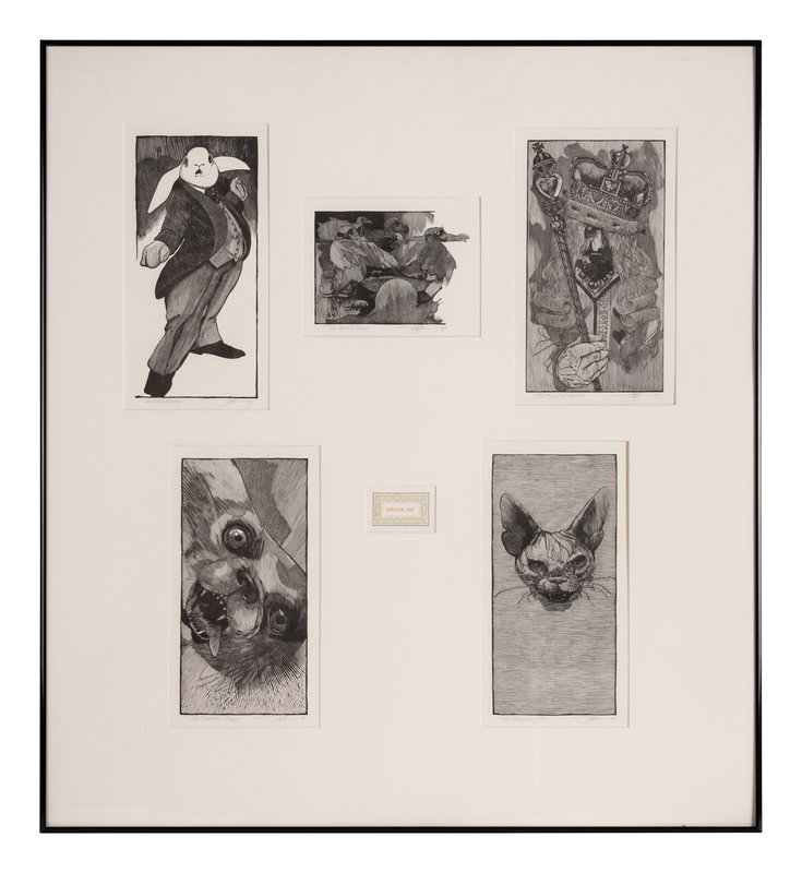 [MOSER, Barry, illustrator]. A group of 5 wood-engraved plates for the ...