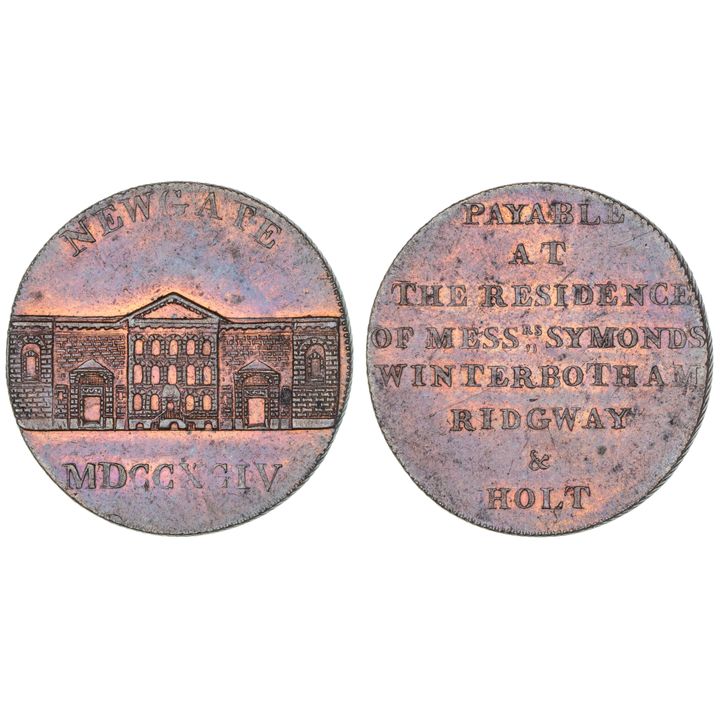 Great Britain, Halfpenny, 1794, aEF