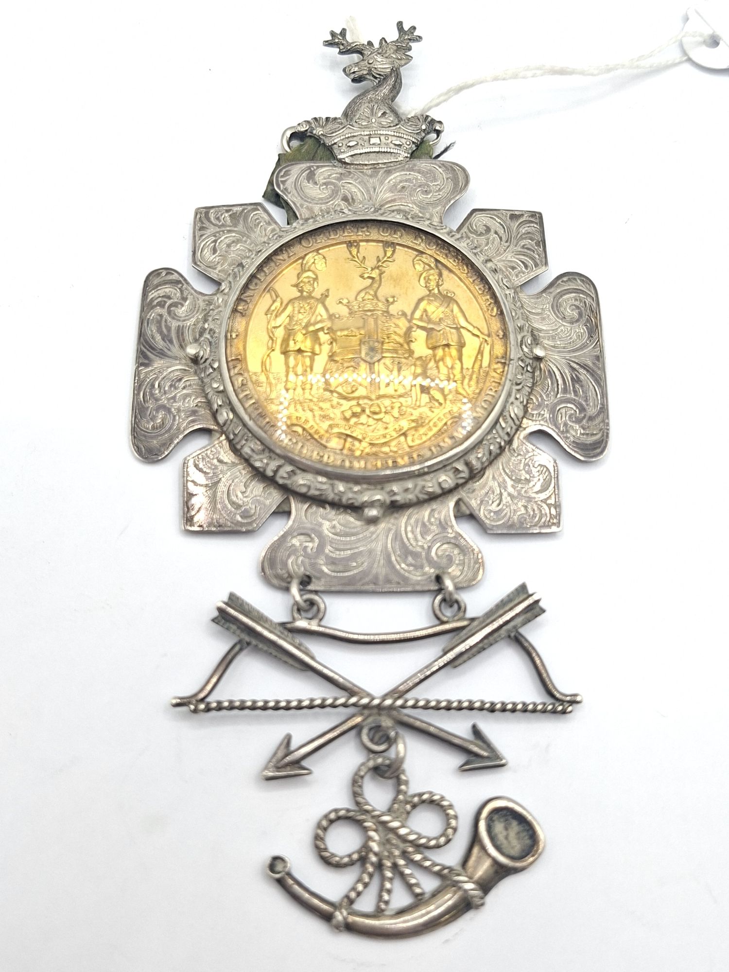 Ancient Order Foresters Sterling Silver Medallion