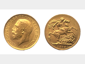 1919 King George V Canada Mint Gold Sovereign.