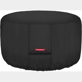 Porch Shield Fire Pit Cover - 600D Heavy Duty Fade Round Patio Fire Bowl Cover Black - 32 inch