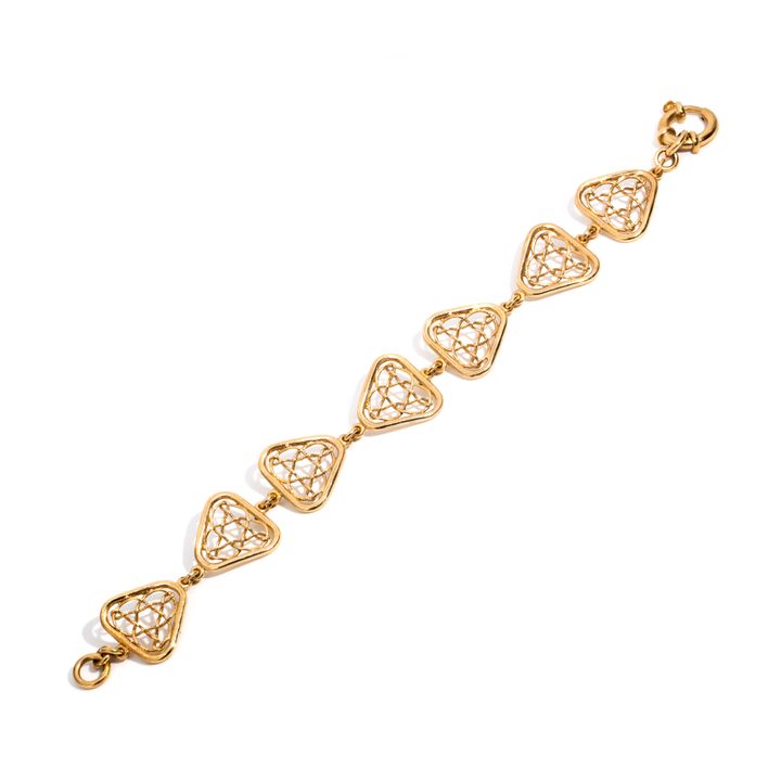 Celtic Link 9 Carat Gold Bracelet,