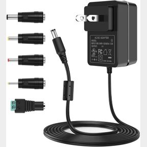 9V DC POWER SUPPLY CORD CENTER POSITIVE, 110-240VAC TO DC 9VLOT 1.5A 1A AC ADAPTER CHARGER FOR ARDUINO UNO R3, SCHWINN PROFORM BIK