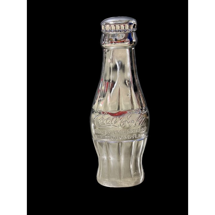 Chrome Coca Cola Coke Tin Metal Soda Sign