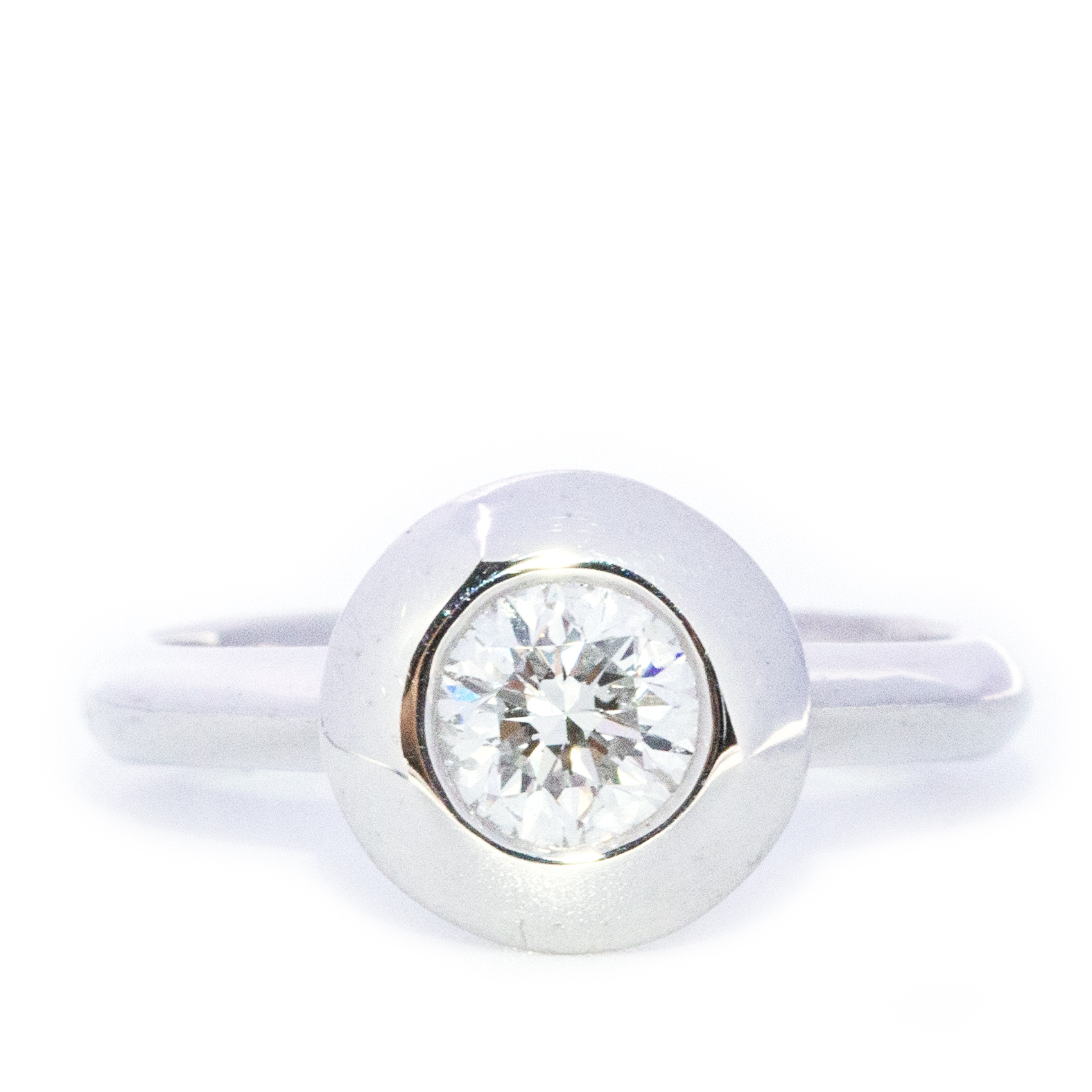 0.65ct Diamond Solitaire Ring 18ct Gold